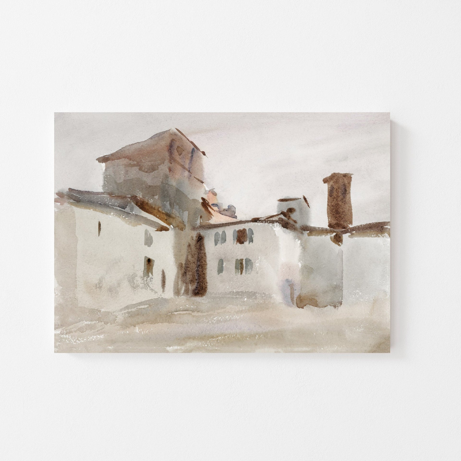 Village Vintage Art Print