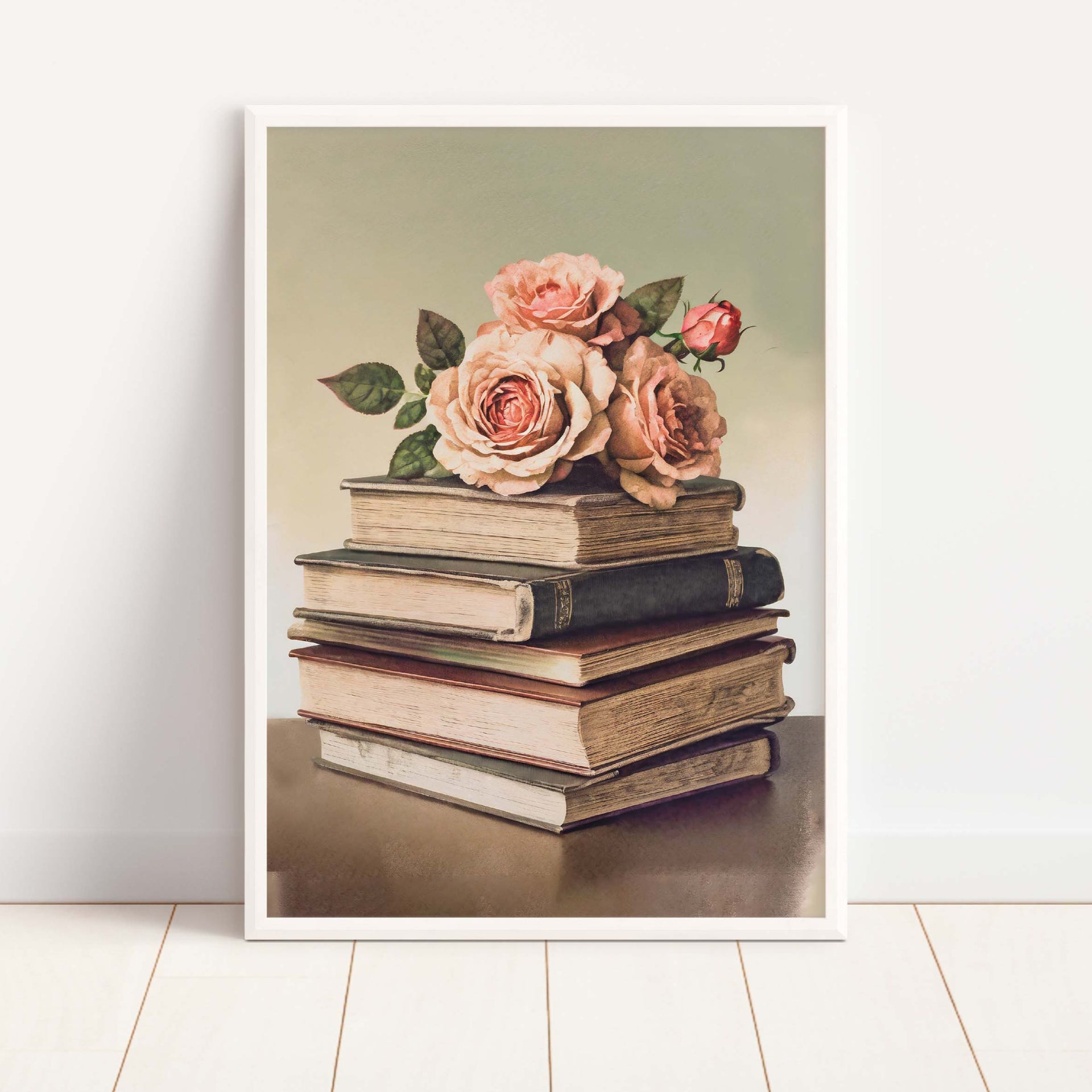 Vintage Books Art Print