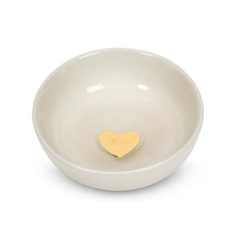 Gold Heart Mini Bowl