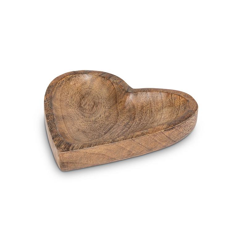 Wood Heart Dish