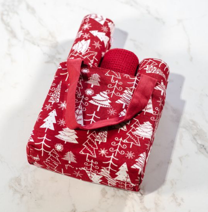 Christmas Tree Tea Towel Set