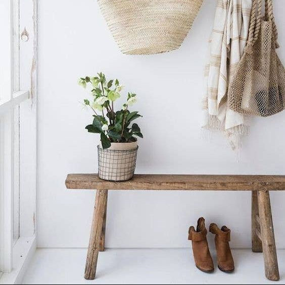 Antique Skinny Wooden Bench- Pick up Only