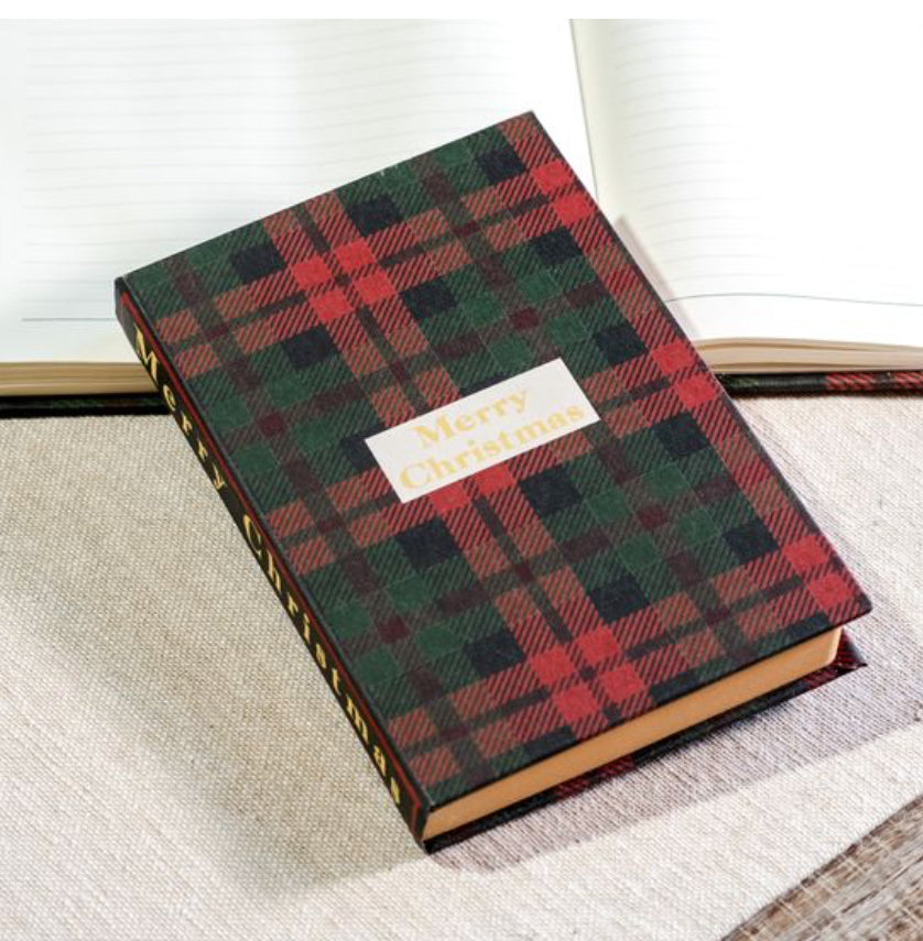 Buffalo Plaid Christmas Notebook