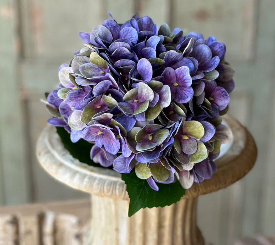 Real Touch Hydrangea Faux Stem