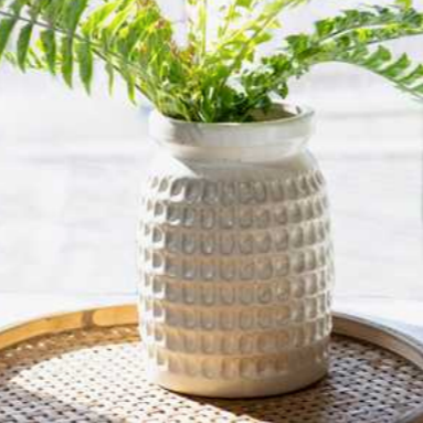 Pattern Canister Vase
