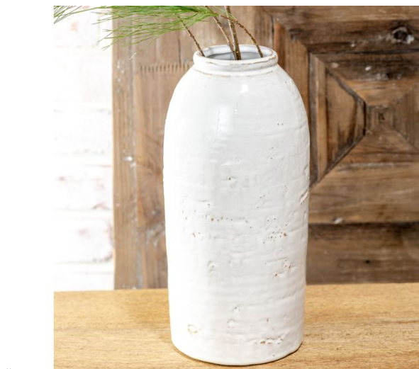 White Ceramic Vase