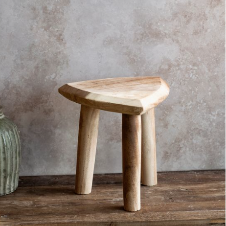 Carved Wood Stool