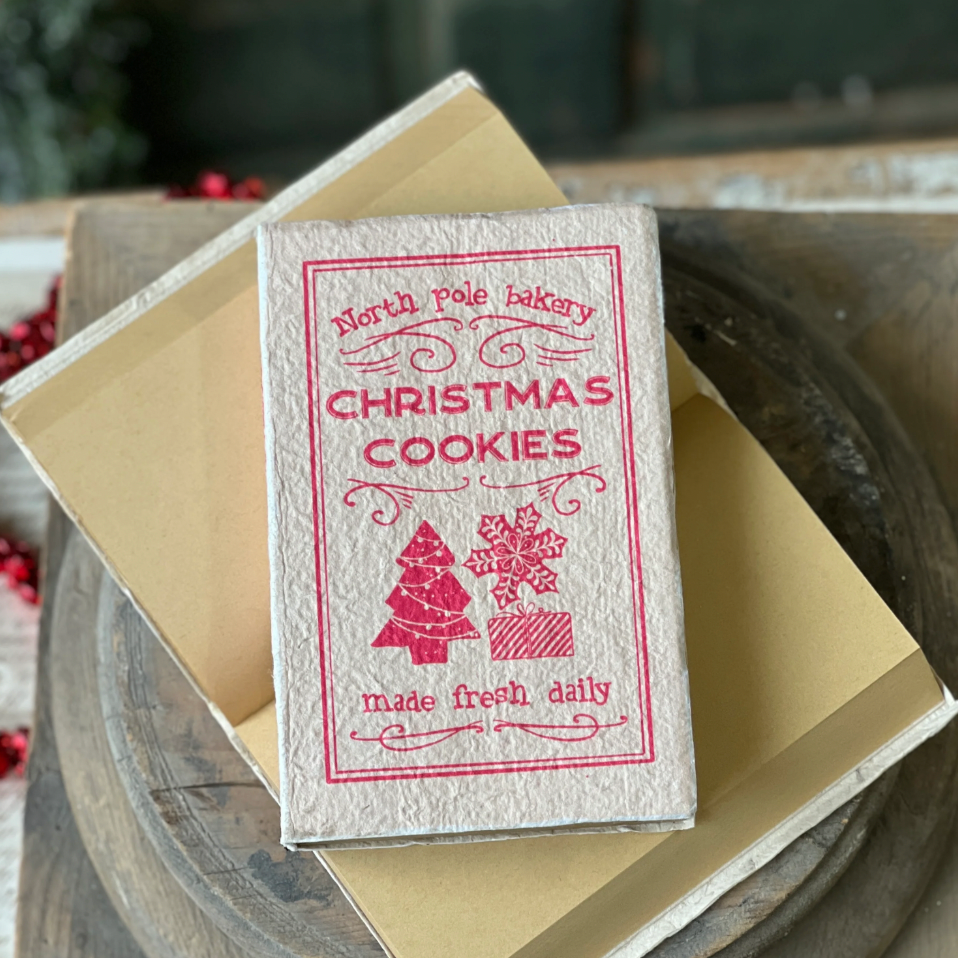 Vintage Notebook- Christmas Cookies