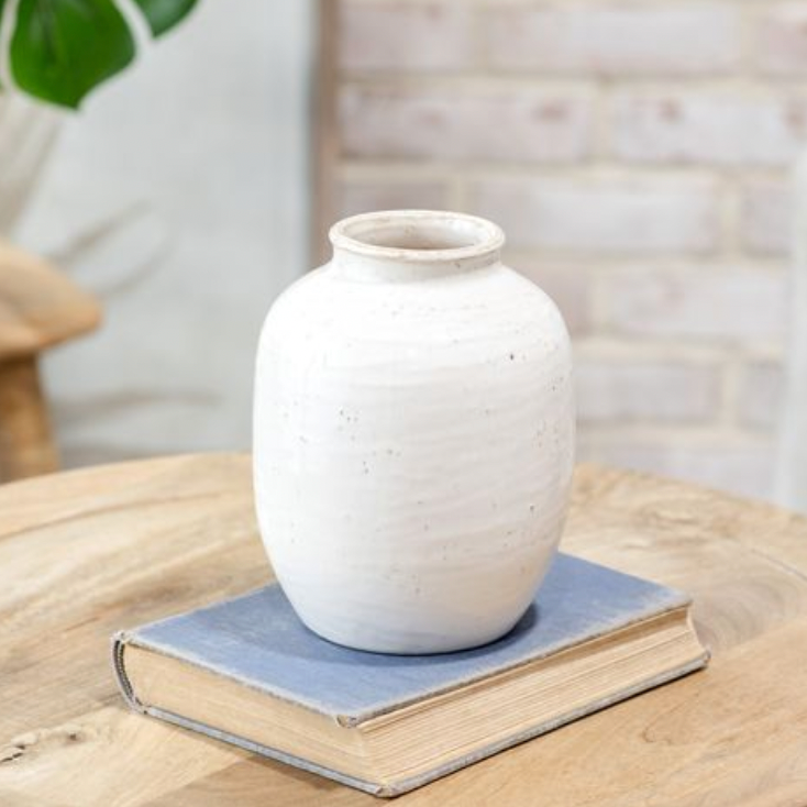 White Ceramic Vase