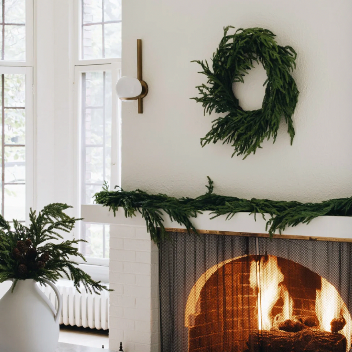 Real Touch Norfolk Pine Garland