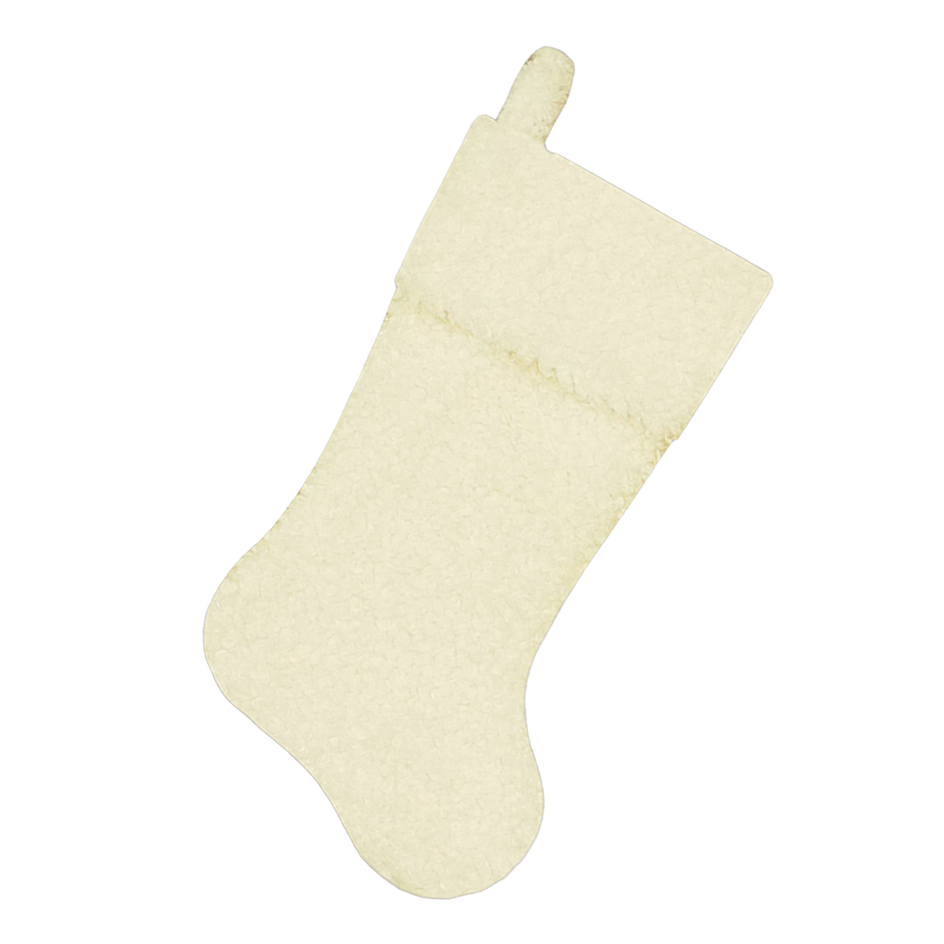Cream Boucle Stocking