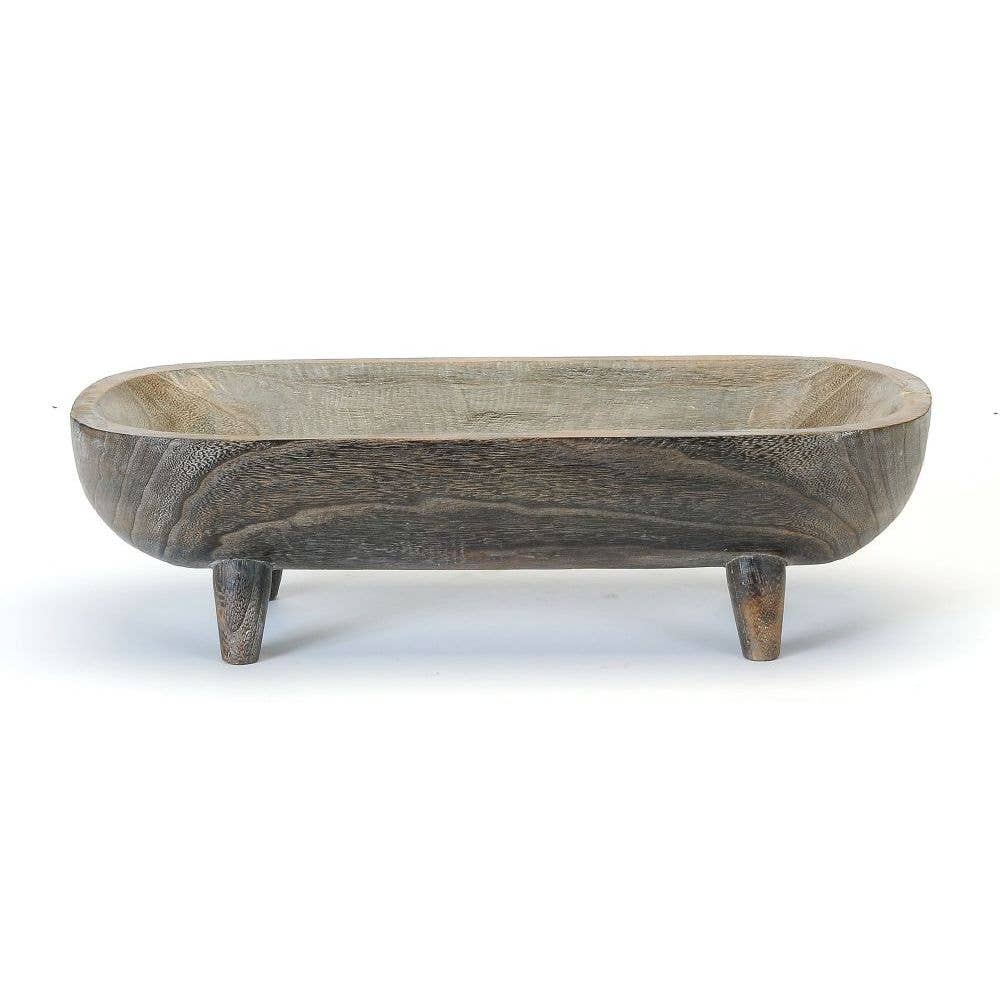 Carved Wood Tray- Large