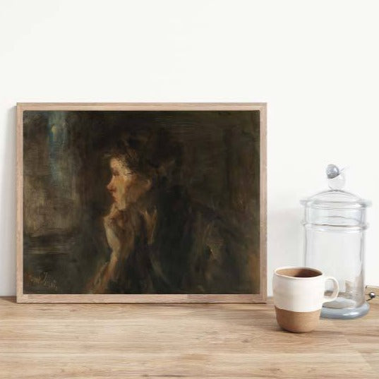 oil painting, vintage print, vintage art, digital art, digital print, digital download, art print, gallery wall, printable