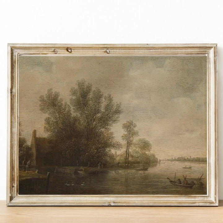 printable vintage art, vintage art, vintage print, landscape print, landscape