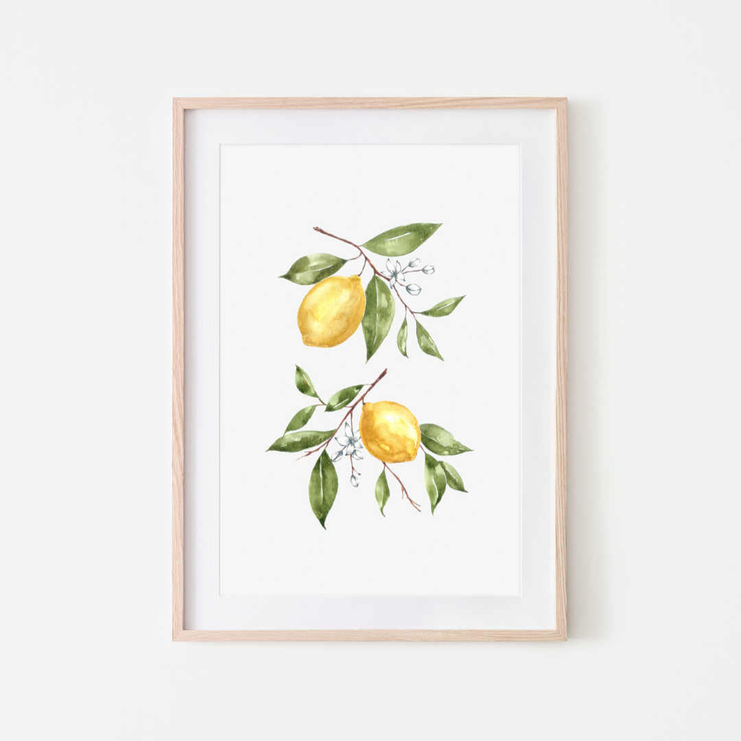 Pink Lemon Decor, Pink Lemon Decor Print, digital prints, digital print, home décor print, home décor prints, lemon print
