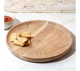 Acacia Wood Snack Tray