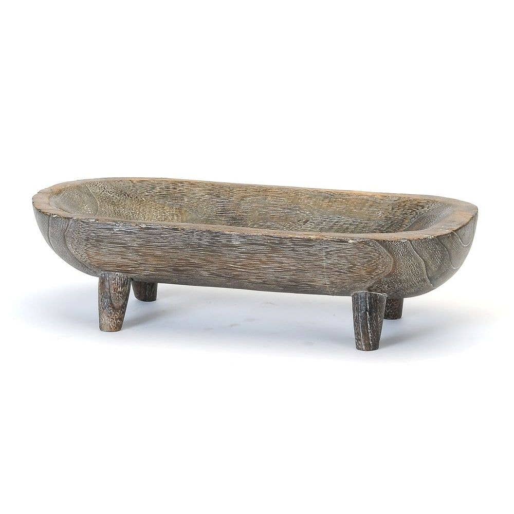 Carved Wood Tray- Small