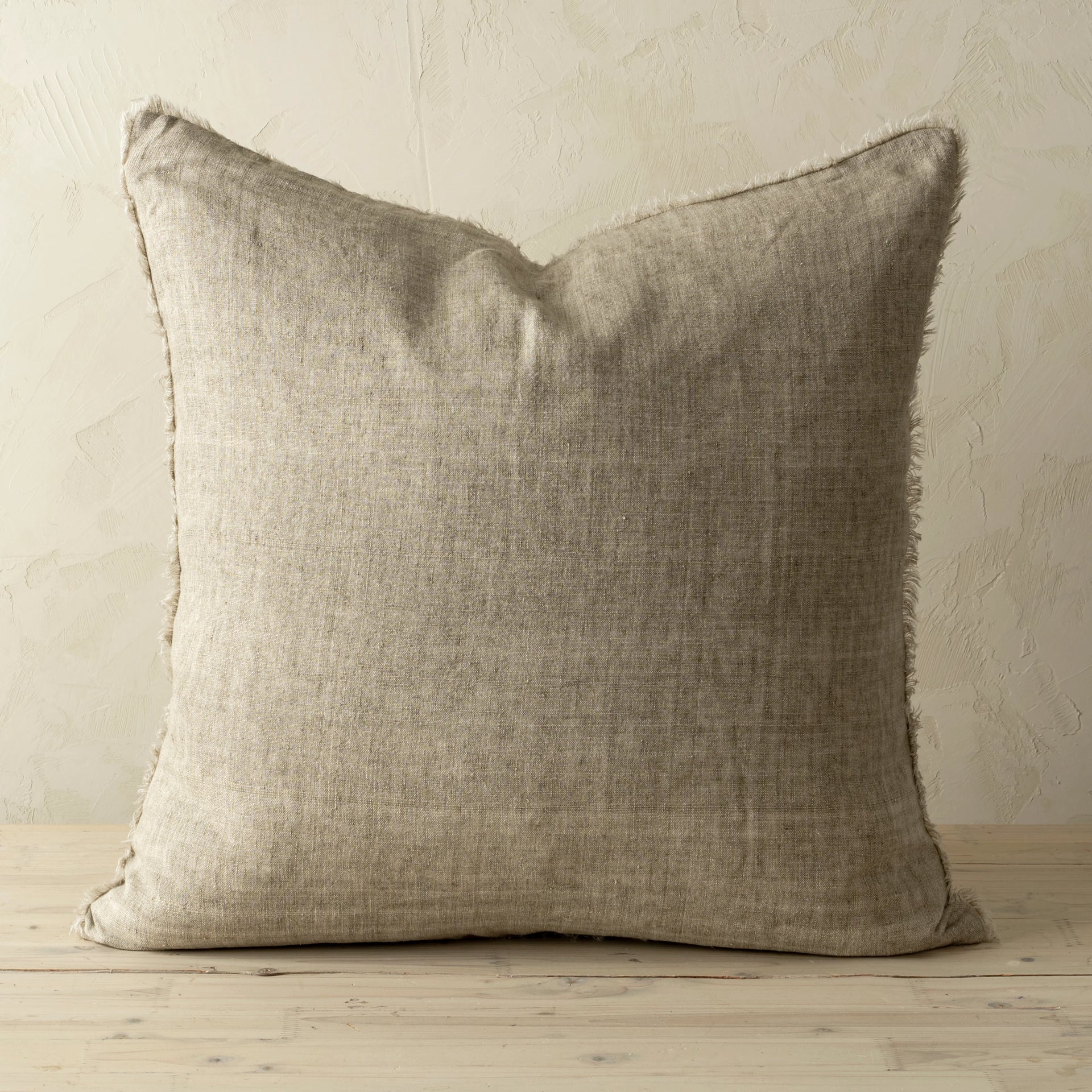 Almond Lina Linen Pillow