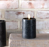 Black LED Pillar Candle