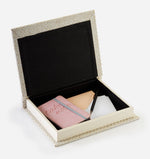 Linen Book Storage Box