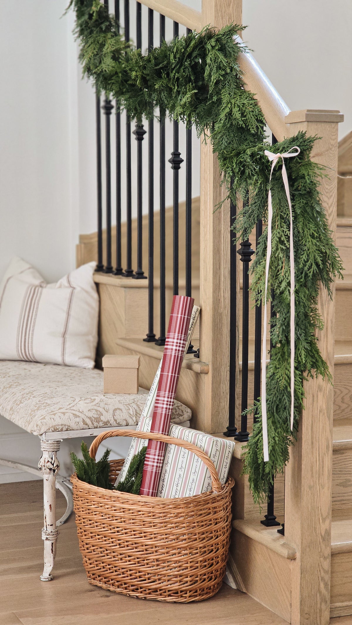 Real Touch Cedar Garland 6ft