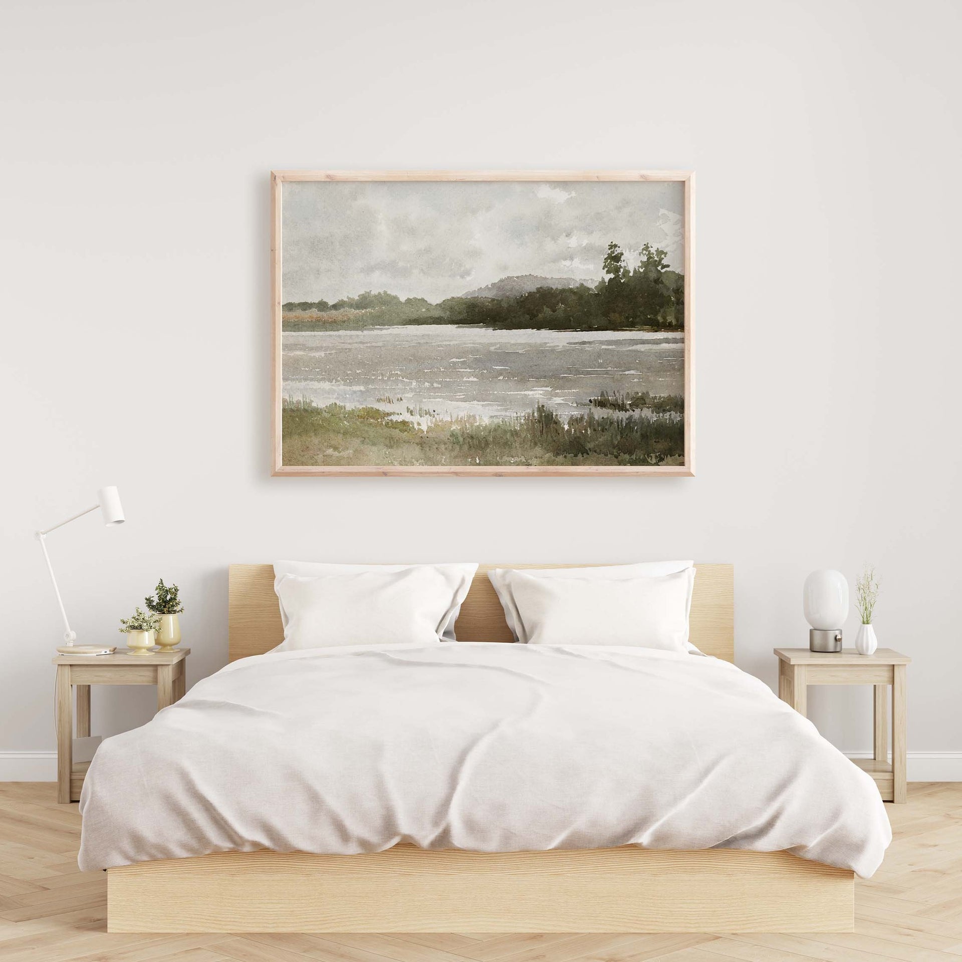 Rolling Hills Vintage Art Print
