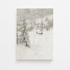 Winter Mist Vintage Art Print