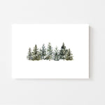 Evergreen Winter Art Print