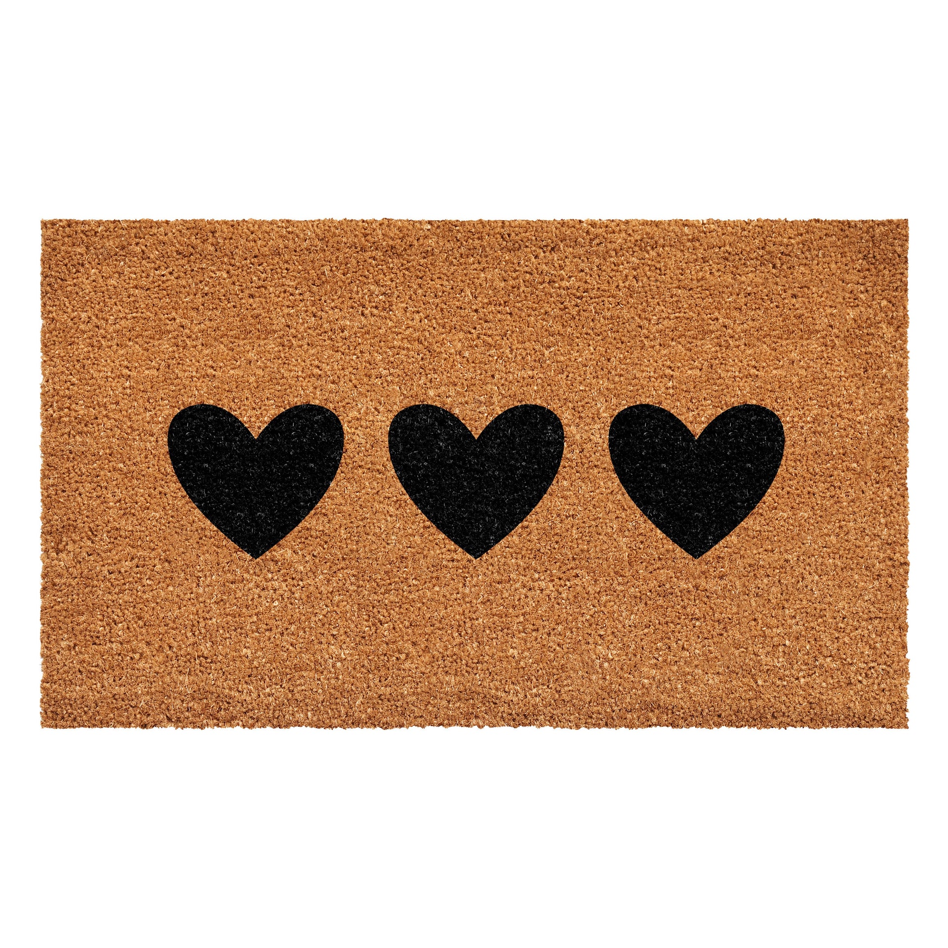 Trio Hearts Skinny Doormat