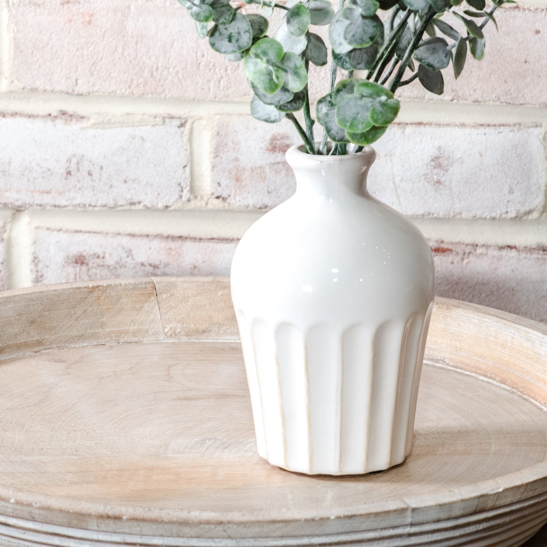 Ridge Lined Vase