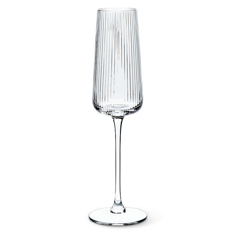 Tight Optic Flute Glass