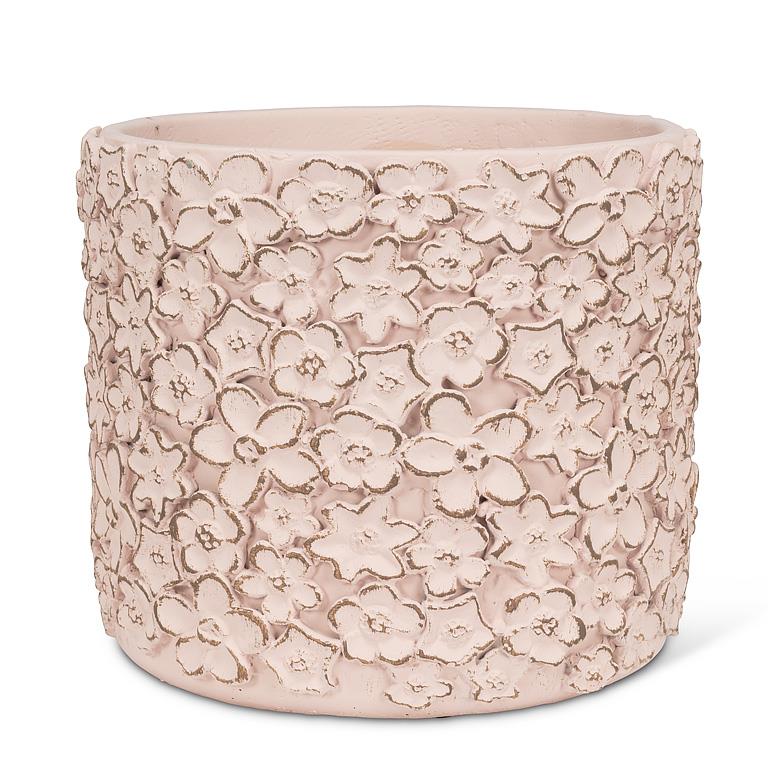 Pink Flower Planter - L
