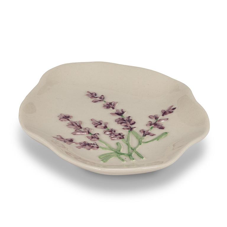 Organic Purple Flower Dish