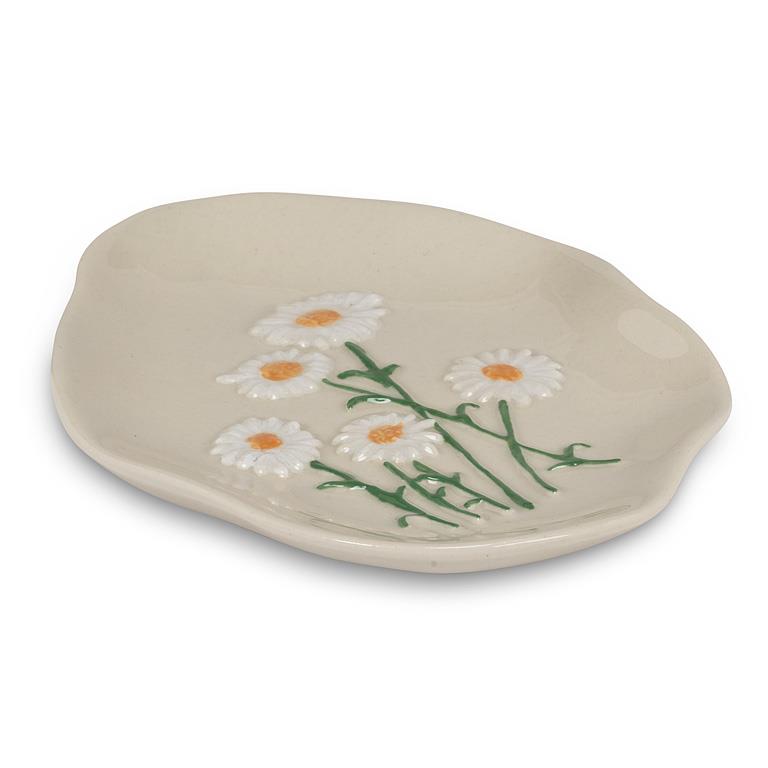 Organic White Flower Dish