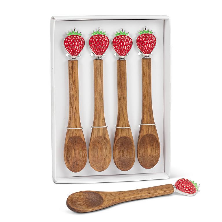 Strawberry Wood Spoons