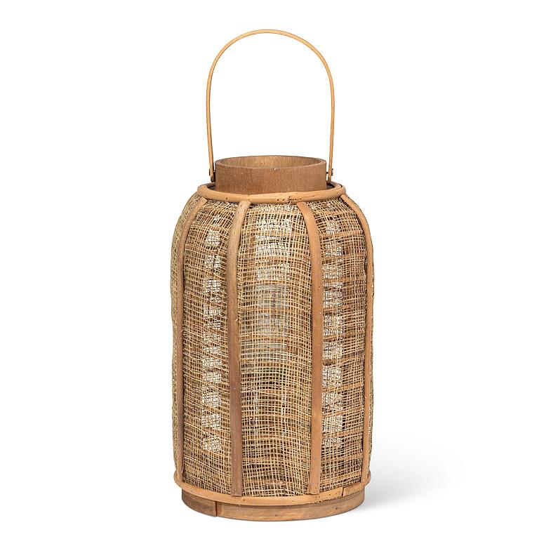 Jute Lantern- Medium