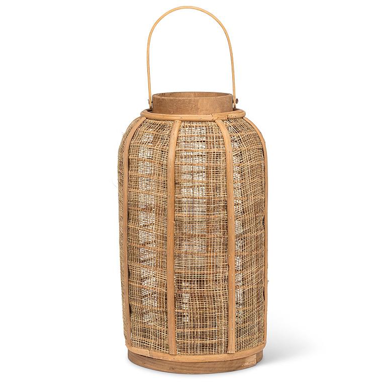 Tall Jute Lantern