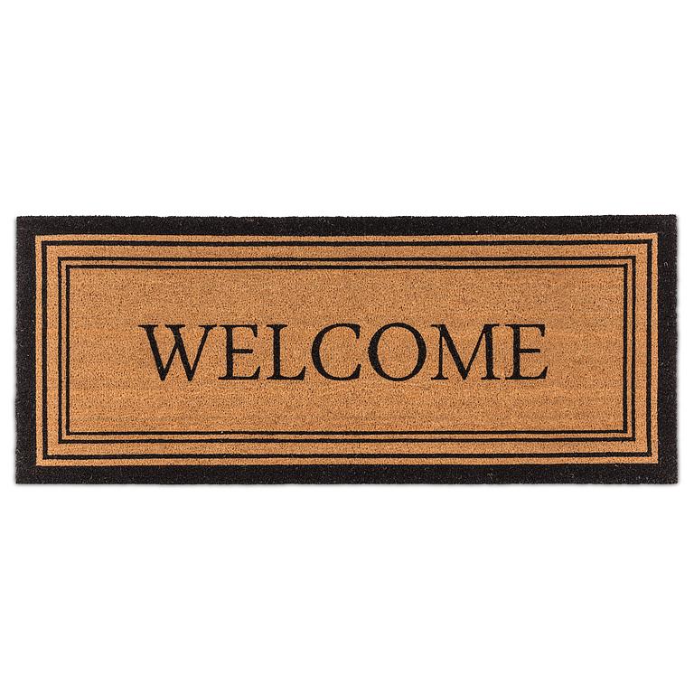 Long Welcome Doormat- Pick Up Only
