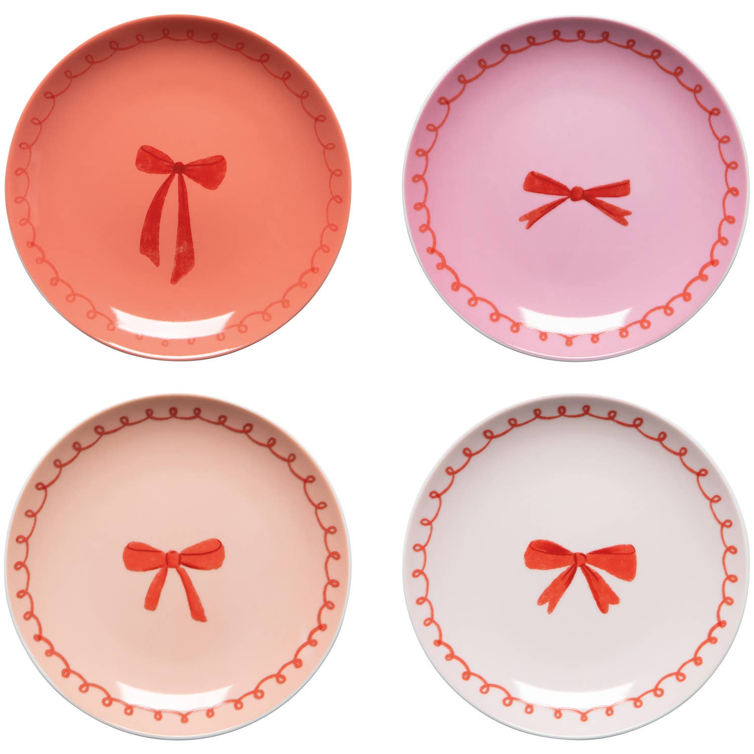 Bow Appetizer Plates