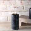 Black LED Pillar Candle