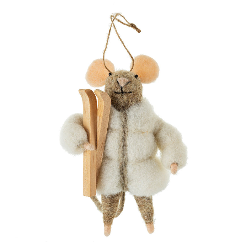 Ski Mouse Ornament