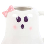 Mrs Boo Ghost Shaped Halloween Mug with Bow