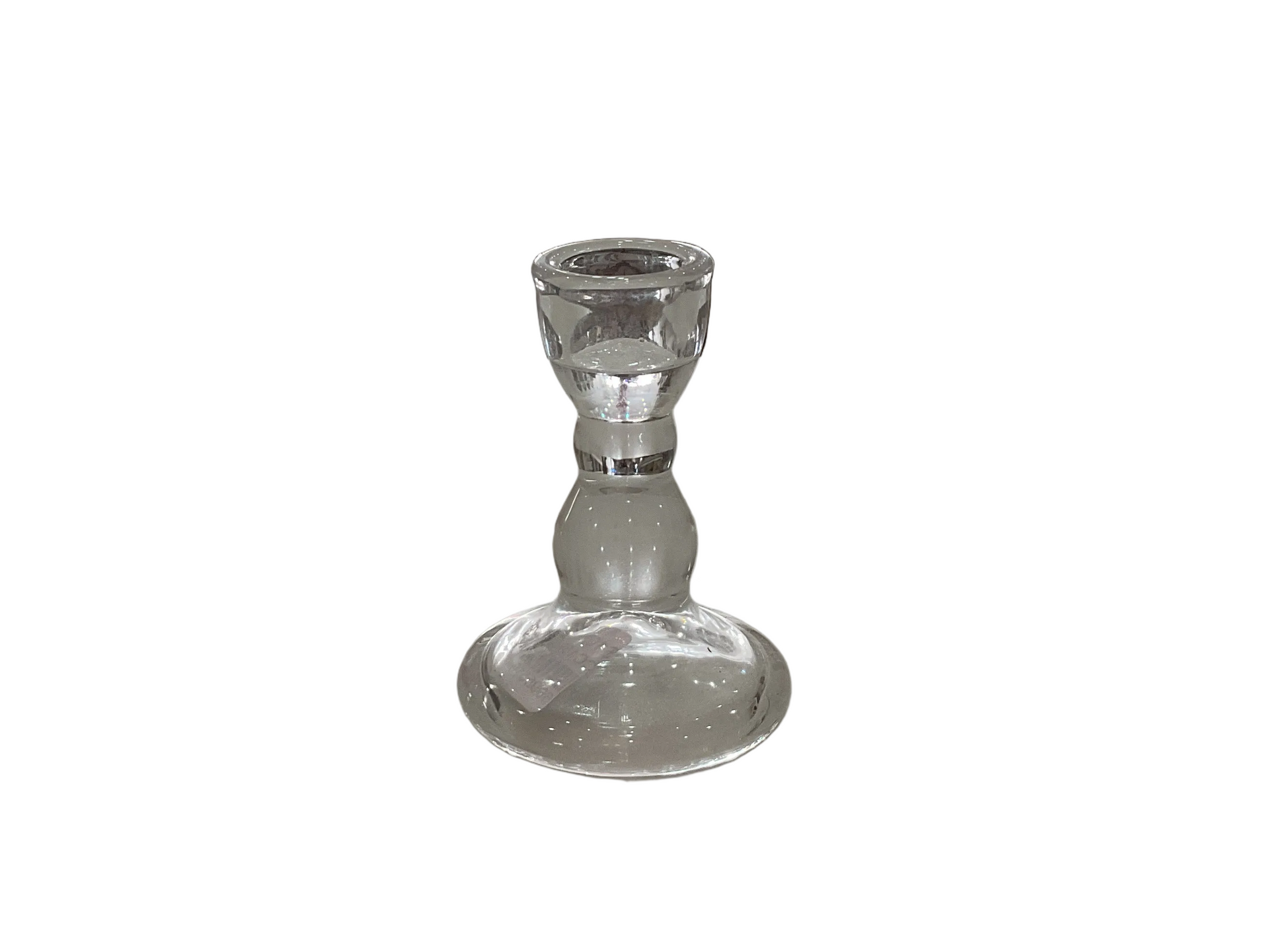 Clear Callista Glass Candleholder
