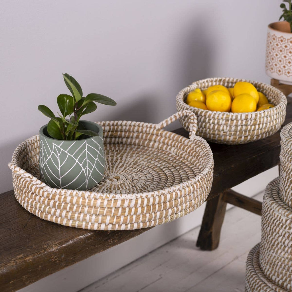 Woven Grass Tray