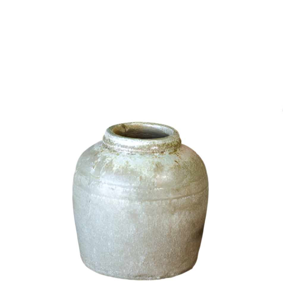 Rustic Green Vase
