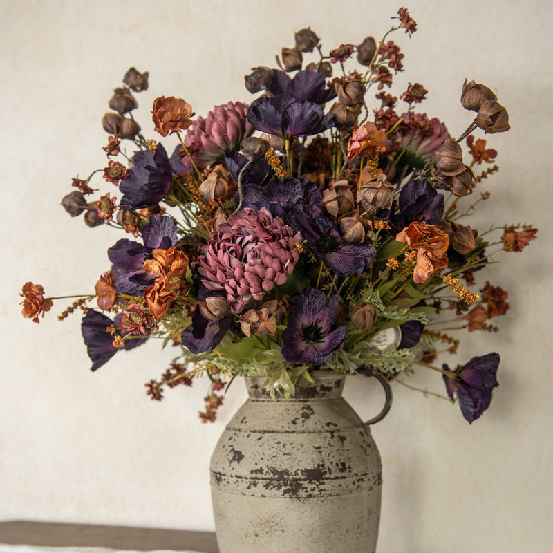 Autumn Burgundy Mum Stem