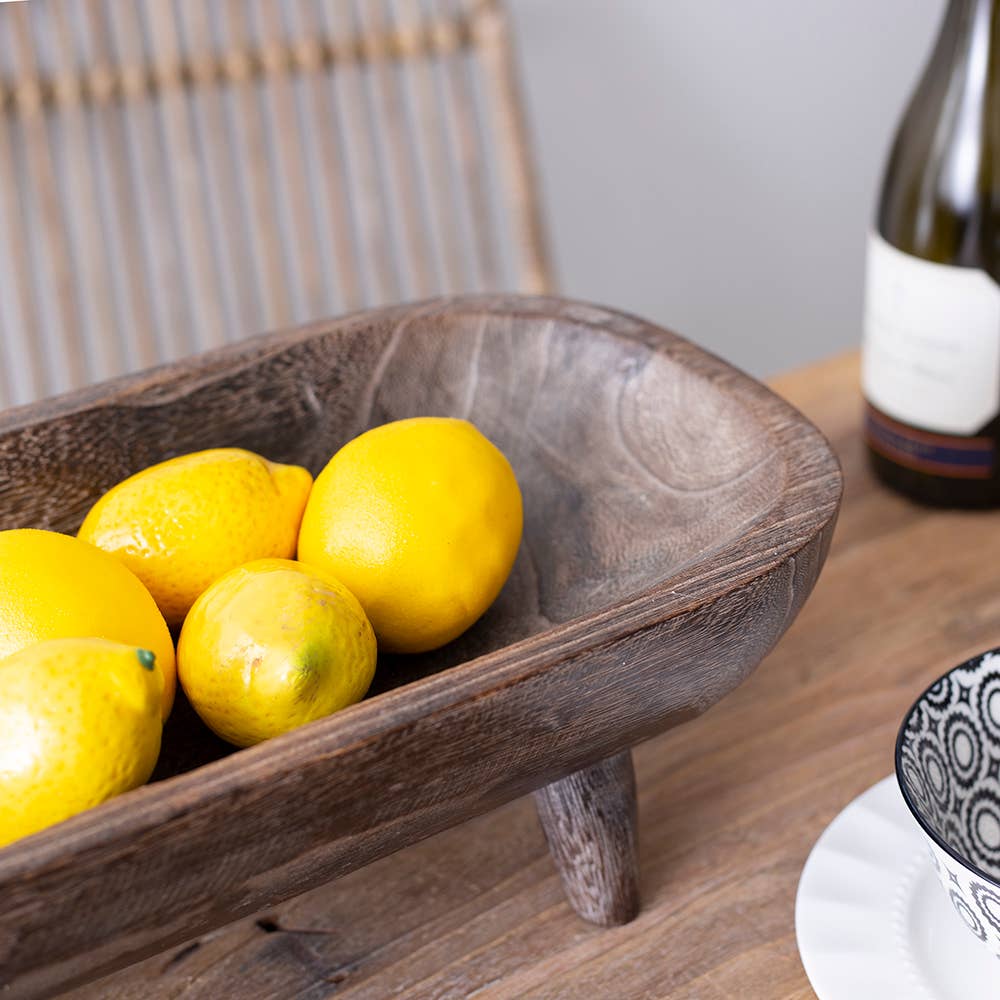 Carved Wood Tray- Large