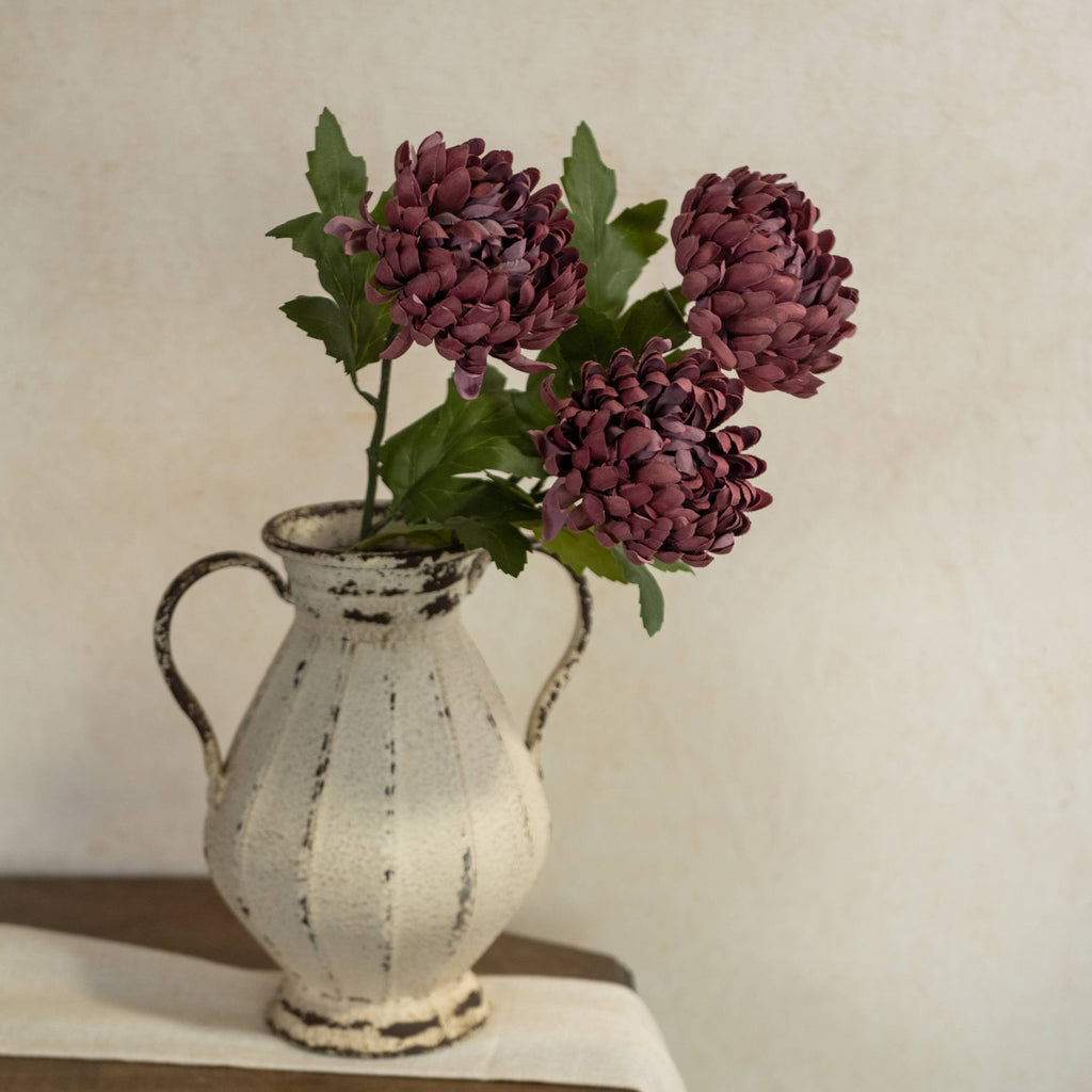Autumn Burgundy Mum Stem