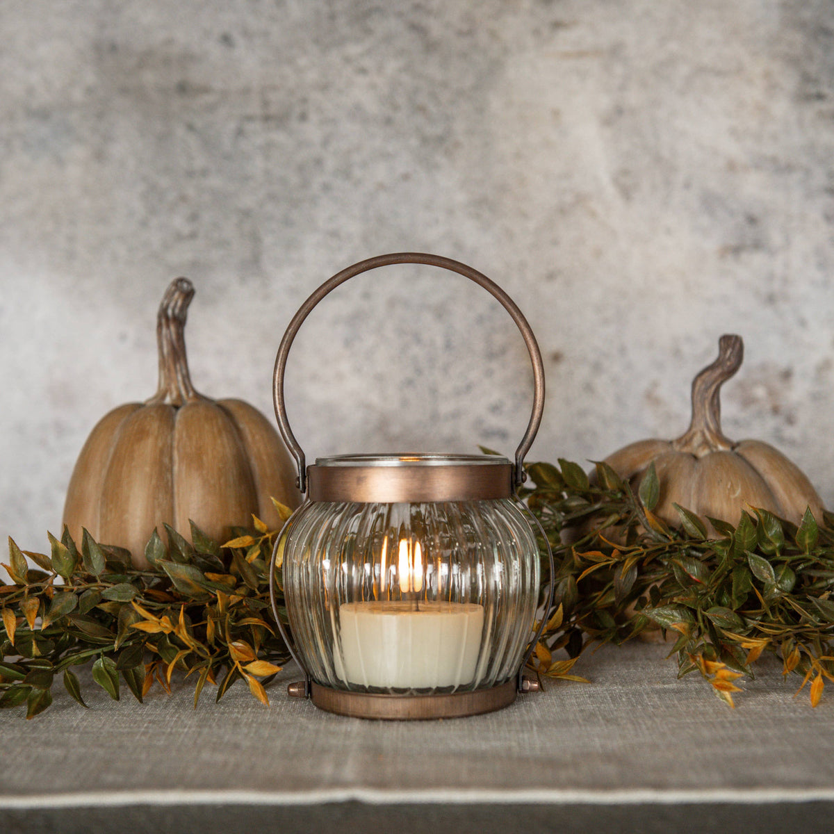 Glass Candle Holder
