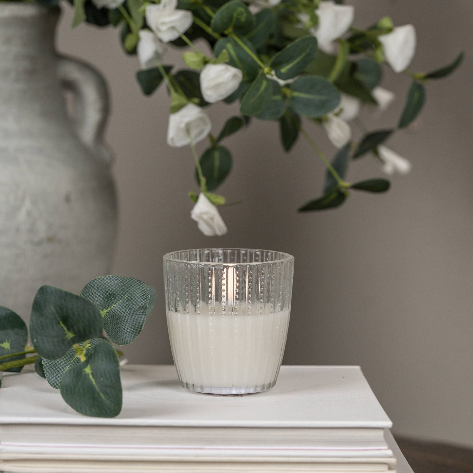 Beaded Glass LED Candle